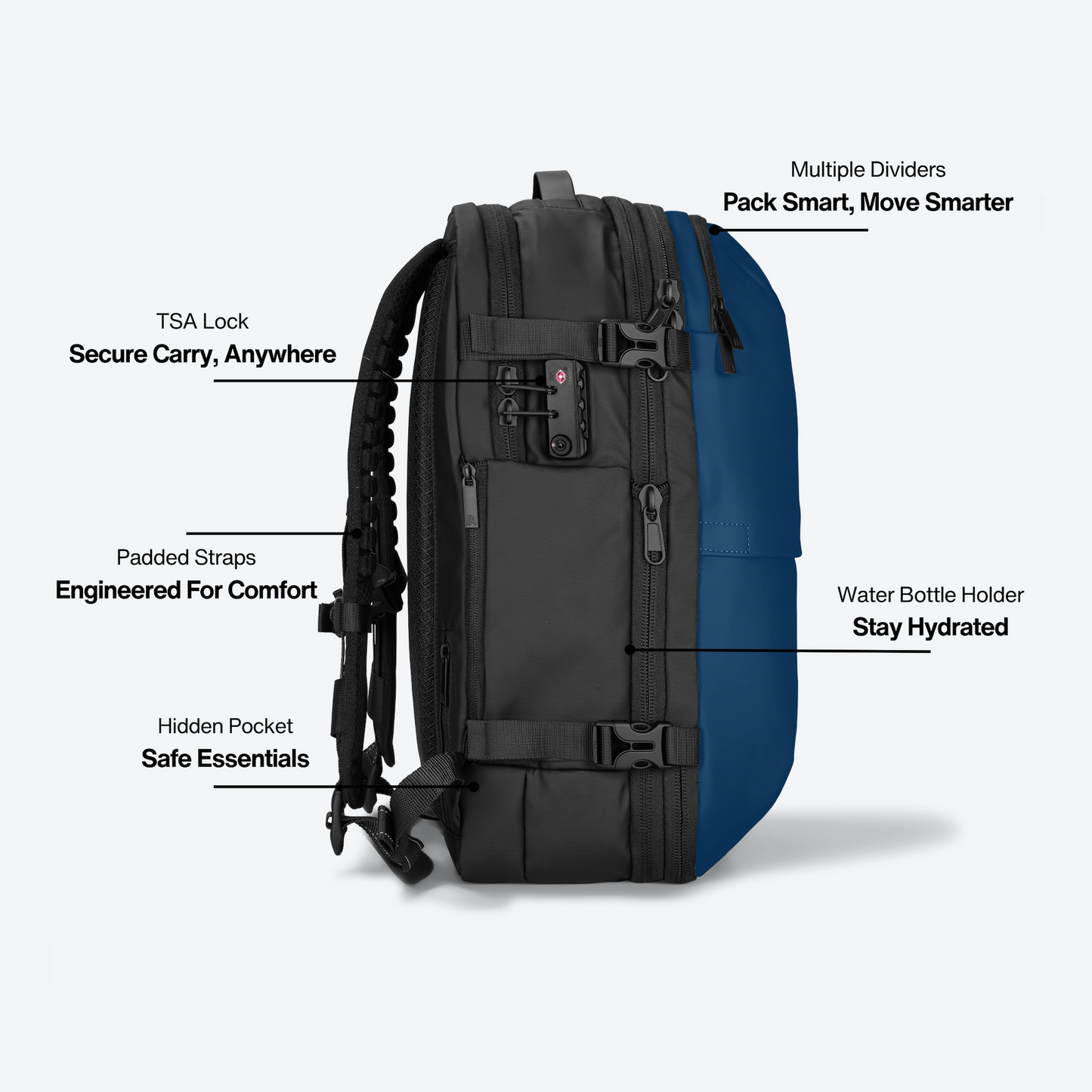 Airback azul marino