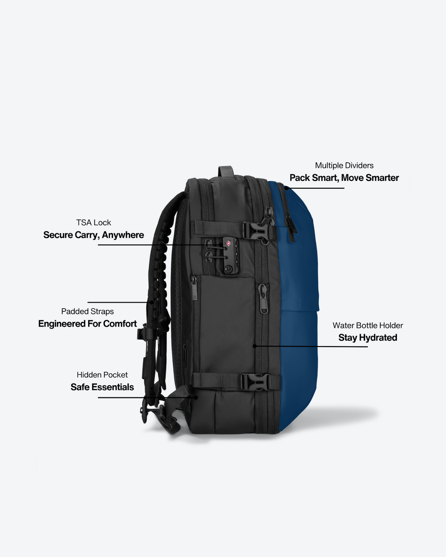 Airback azul marino