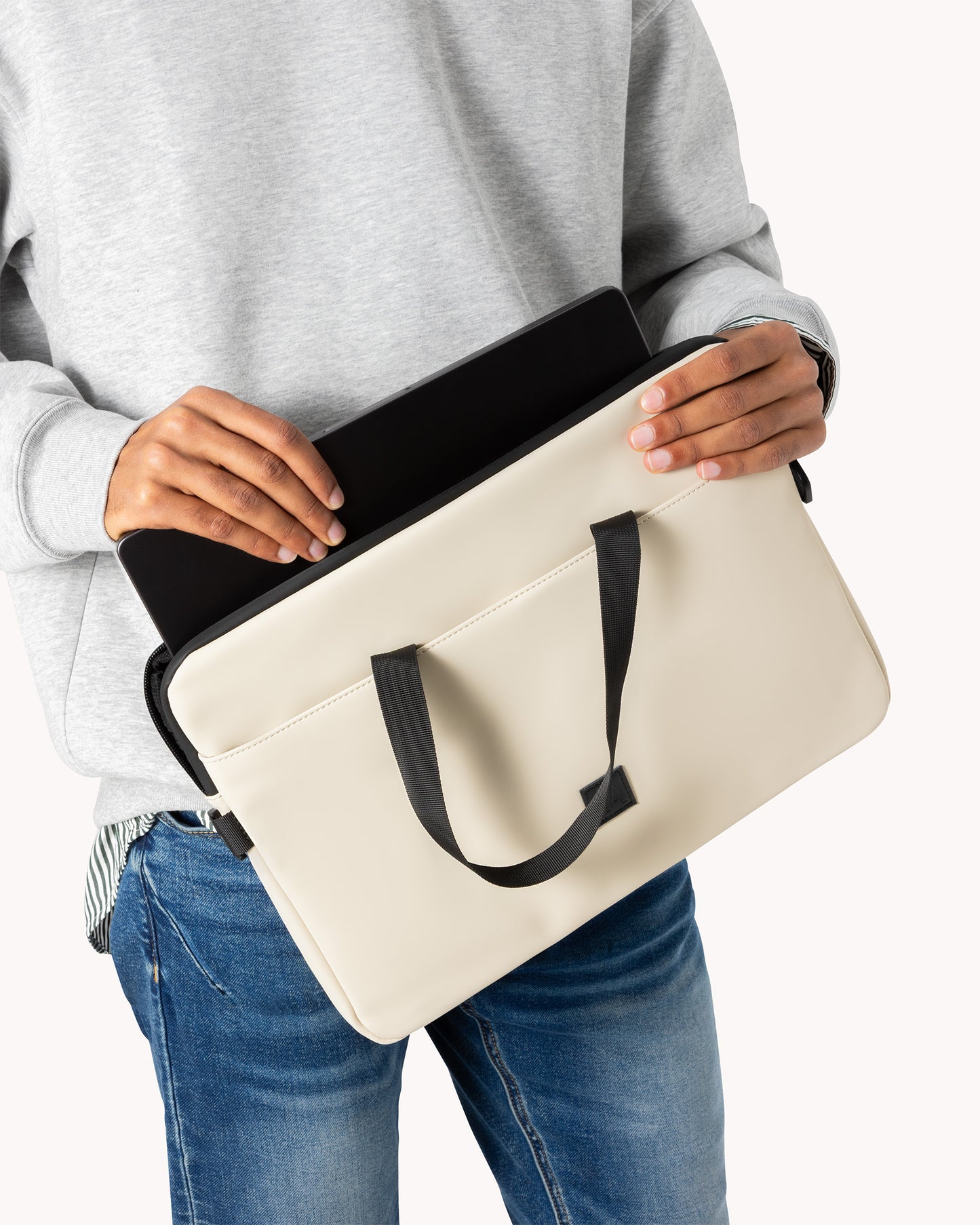 Airback Bolso para Portátil de 15 Pulgadas - Arena Clara